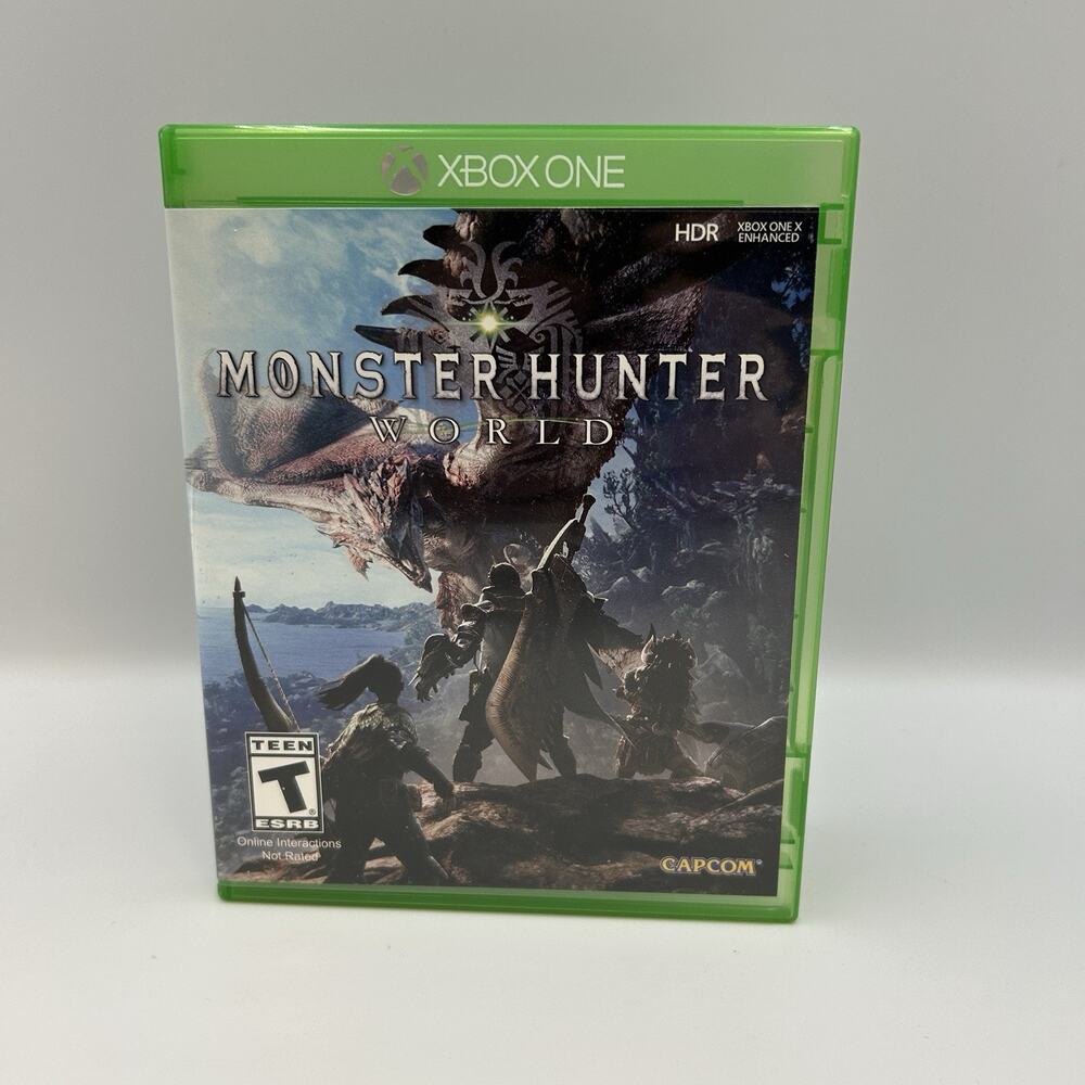 Monster Hunter World (Xbox One, 2018) Video Game - Tested Working